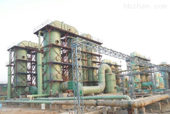 FRP Bromine Purification Tower / Bromine Absorption Tower Cooling Extraction Treatment