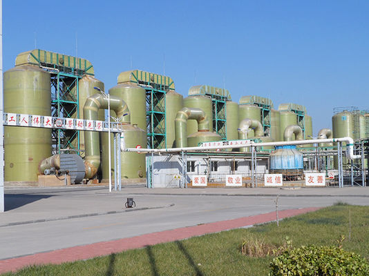 FRP Bromine Purification Tower / Bromine Absorption Tower Cooling Extraction Treatment