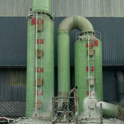 Vertical Countercurrent Spray Tower Excellent Corrosion Resistance Customized For Desulfurization Solutions