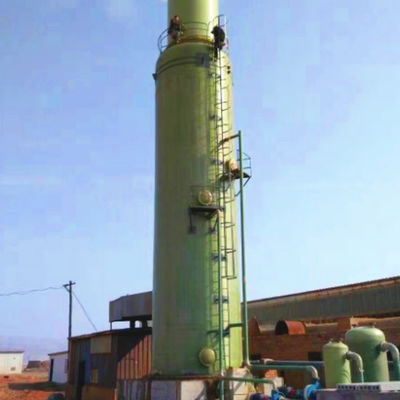 Torre desulfurizadora de gases de combustão de altura personalizável até 1,6 MPa Resistência à pressão para proteção ambiental