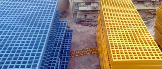 FRP GRP Molded Grating Pultruded Multiple Grate / Grille Leakage Grid