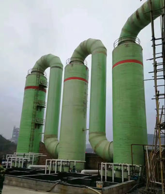 Frp Spry Desulfurization Tower Corrosion Resistance＆Long Life Off Gas Purification Treatment FRP GRP