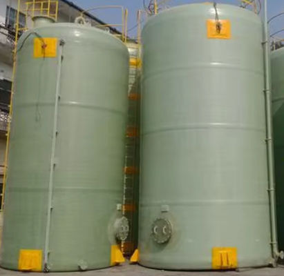 Vertical / Horizontal FRP Chemical Tank Hydrochloric Acid Sulfuric Acid Alkali Water And Fuel Tank
