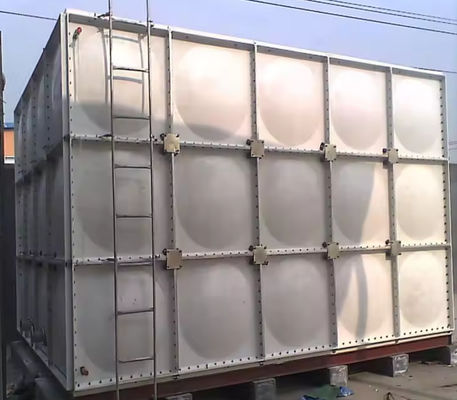 Vertical / Horizontal FRP Chemical Tank Hydrochloric Acid Sulfuric Acid Alkali Water And Fuel Tank