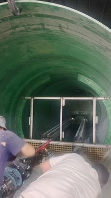 Customized Sewage Integrated Prefabricated Pump Station FRP GRP High Purification Efficiency