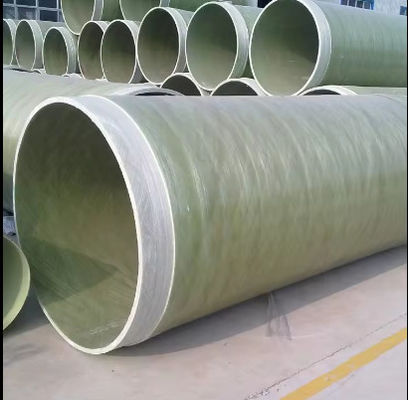 High Pressure Fiberglass Reinforced Plastics Mortar FRP Pipe Round Customized Underground Sand Pipe