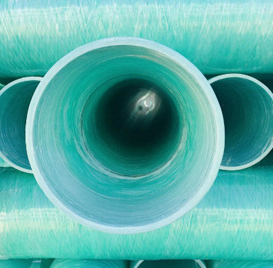 Quality Frp Grp Acid Alkali Corrosion High Temperature Resistance Frp Plastics Process Pipes Round Pipeline Customized