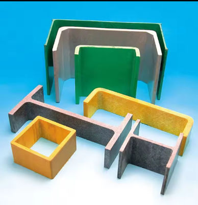 Glass Fiber Plastic FRP GRP Profiles Cable Pipe Steel Channels FRP Angel Iron