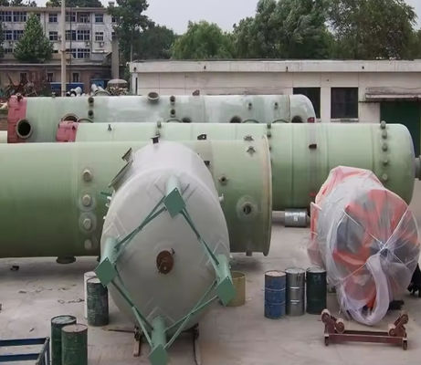 FRP Bubble Tower GRP Fiberglass  Ammonia Absorption Tower Chemical Pollution Industry