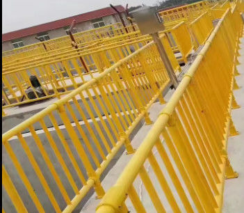 Fiberglass Frp Grp Fencing Farm Handrail Garden GRP Handrail Guardrail Fence Post