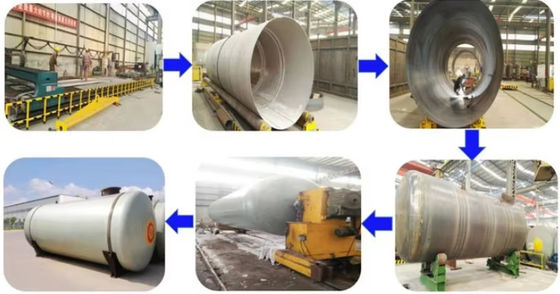 FRP GRP Vertica horizontal Tank HCl H2SO4 tank malic,tartaric,benzoic,acid Tank Concentrate Brine Tank chemical tank Grp