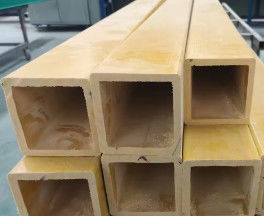 Frp Square Tube GRP Pultruded Glassfiber Tube Rectangular Fiberglass Long Life
