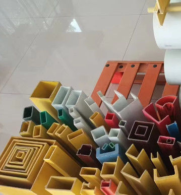 Frp Square Tube GRP Pultruded Glassfiber Tube Rectangular Fiberglass Long Life