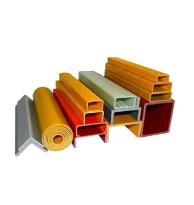 Pultruded Fiberglass Hollow Tubes Composite FRP Profiles Square Rectangular Round