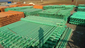 FRP Power Fiber Reinforced Pipe Underground Power Pipe With Inner Diameter Of 200 High  Strenght