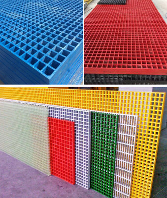 Customization Frp Grating Walkway Bunnings Fiberglass Reinforced Plastic Grating Molded  For Platform