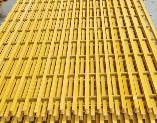 Professional Transparent Frp Grating 38X38x38mm Frp Grp Grating High Strength