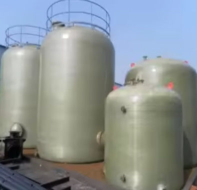Frp Grp Fiberglass Water Storage Tank Chemical Liquid / Acid Storage Tank