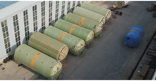 All Size Acid Material FRP Storage Tank For Chemical Production Line