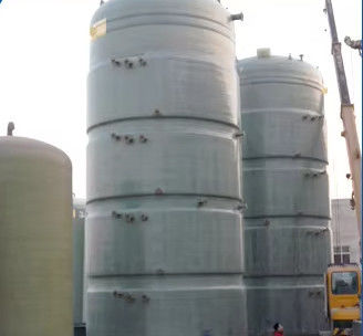 Pressão do tanque de armazenamento de FRP anti-corrosivo de 1000-2000 litros para fabricação de alimentos