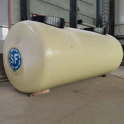 SF Fiberglass Frp Double Wall Underground Storage Tank Fuel Oil  Gas Station Diesel Petrol Double Layer