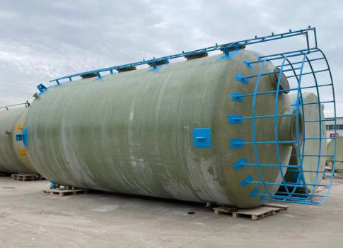 Frp Grp Horizontal Storage Tank Underground Water Tank Fuel Acid Tank Large Capacity