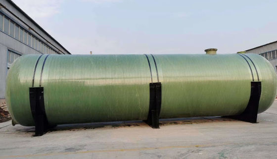 Frp Grp Horizontal Storage Tank Underground Water Tank Fuel Acid Tank Large Capacity