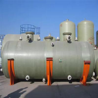 Frp Grp Horizontal Storage Tank Underground Water Tank Fuel Acid Tank Large Capacity