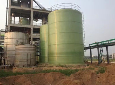 Industrial Chemical FRP GRP Glass Vertical Storage Tank Professional Liquid Tank