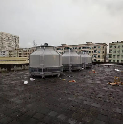 Fiber FRP GRP Round Open Water Cooling Tower Circular FRP Open Cooling Tower High Capacity