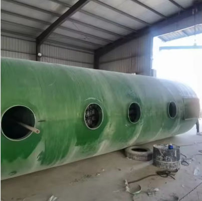 GRP Frp Underground Tank Bio Septic Tank For Camping Sewage Treatment Plant