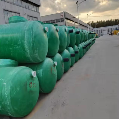 GRP Frp Underground Tank Bio Septic Tank For Camping Sewage Treatment Plant