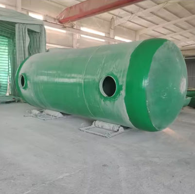 GRP Frp Underground Tank Bio Septic Tank For Camping Sewage Treatment Plant