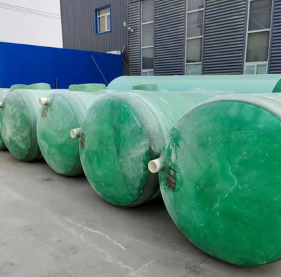 GRP Frp Underground Tank Bio Septic Tank For Camping Sewage Treatment Plant