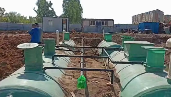 FRP-Speicherbehälter Wassermaschine Paket Abwasserreinigungsanlage Gerät Septikbehälter Anlage Fabrik