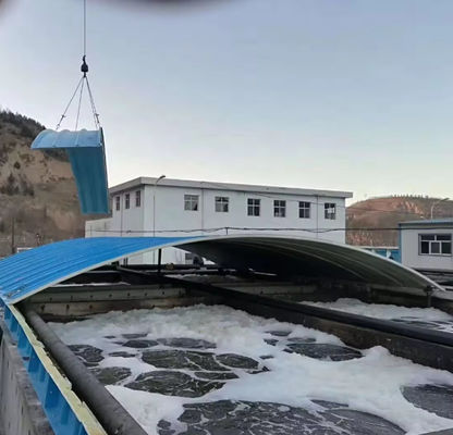 Frp Arched Wastewater Tank Cover Fiberglass Grp Frp Composite Material For Sewage Tank