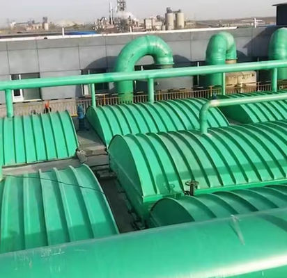 Frp Arched Wastewater Tank Cover Fiberglass Grp Frp Composite Material For Sewage Tank