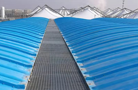 Fiberglass Hollow FRP Cover Plate Sewage Pool Tank Cover Fiberboard Tank Curved Or Flat Customized