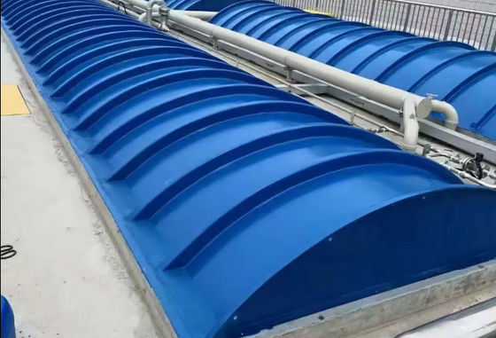 Frp Grp fiberglass hollow cover plate fiberglass sewage pool tank cover fiberboard tank cover  curved or flat customized