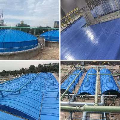 Gas Collecting Hood Sewage Tank Cover FRP GRP Wastewater Tank Cover High Strength Excellet Standard