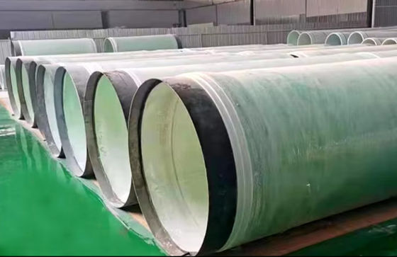 Pipeline Sewage Frp Fiberglass Reinforce Water Pipelines Jacking Pipe For Underground Pipeline For Sunken