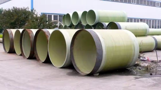 Pipeline Sewage Frp Fiberglass Reinforce Water Pipelines Jacking Pipe For Underground Pipeline For Sunken