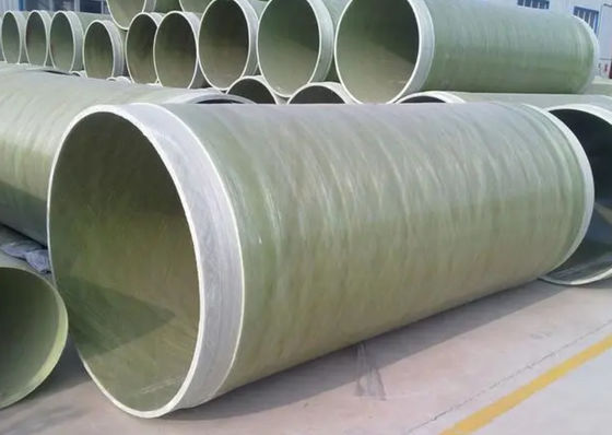 Heat Resistant Frp Fiberglass Pipe Glass Fiber Winding Pipe Underground Pipeline Construction Jacking Pipe