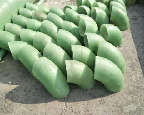 Industrial 45-135 Degree  GFRP FRP Elbow Fiberglass Pipe Fittings For Chemical Construction Water Supply