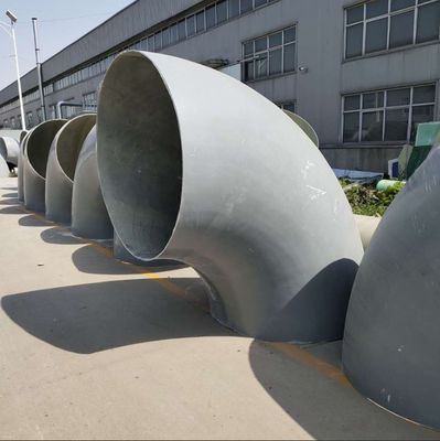 Industrial 45-135 Degree  GFRP FRP Elbow Fiberglass Pipe Fittings For Chemical Construction Water Supply