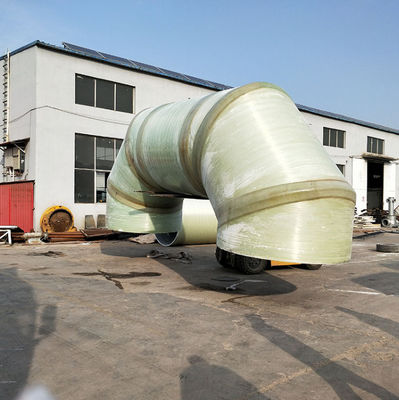Anti Corrosion High Strength FRP GRP Shrimp Fiberglass Elbow Variable Diamenter Irregular Amorphous Elbow