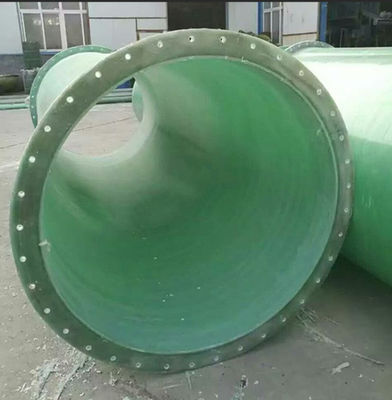 Customizable FRP Pipe Fittings Bend Tee Four Way Square Circular Irregular Shape Corrosion Resistant High Strength