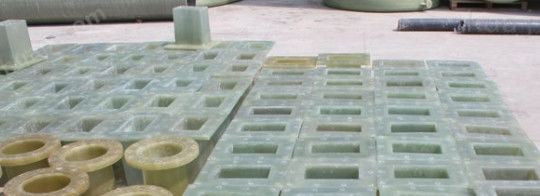 Eccellenti raccordi per tubi FRP GRP Flange Blind Flange Plate Quadrato Resistente alla corrosione Industria edile