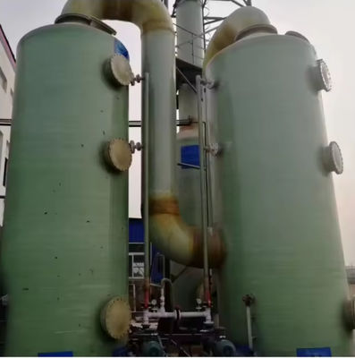 Wet scrubber voor ketel, rookgas ontzwaveling toren FRP Milieuefficiënt rookgas ontzwaveling So2