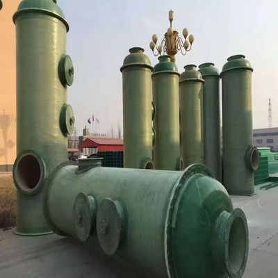 Wet scrubber voor ketel, rookgas ontzwaveling toren FRP Milieuefficiënt rookgas ontzwaveling So2